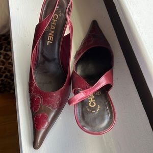 Chanel sling back pump